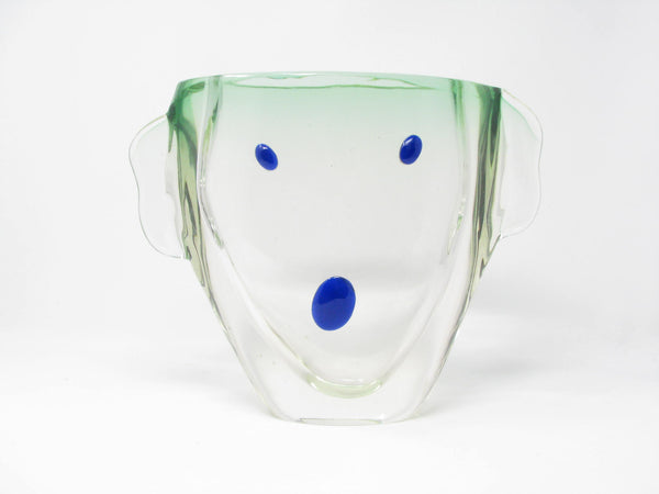 edgebrookhouse - Vintage Danilo Zanella Berengo Studio Murano Italy Art Glass Free Form Vase Signed