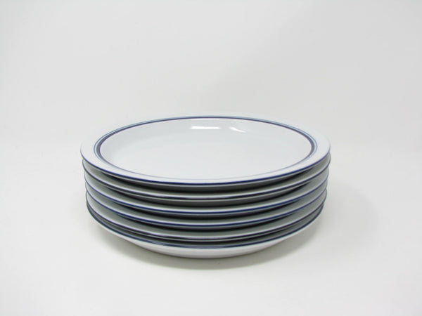edgebrookhouse - Vintage Dansk Bistro Christianshavn Blue Portugal Salad Plates - 6 Pieces