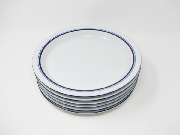 edgebrookhouse - Vintage Dansk Bistro Christianshavn Blue Portugal Salad Plates - 6 Pieces