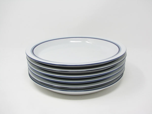 edgebrookhouse - Vintage Dansk Bistro Christianshavn Blue Portugal Salad Plates - 6 Pieces