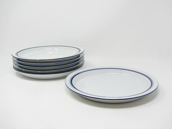 edgebrookhouse - Vintage Dansk Bistro Christianshavn Blue Portugal Salad Plates - 6 Pieces