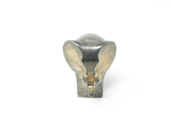 edgebrookhouse - Vintage Dansk Modernist Silverplated Elephant Paperweight by Gunnar Cyren