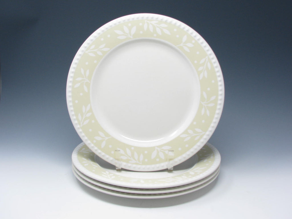 Vintage Dansk Rondure Leaves Wheat Stoneware Dinner Plates - 4 Pieces ...
