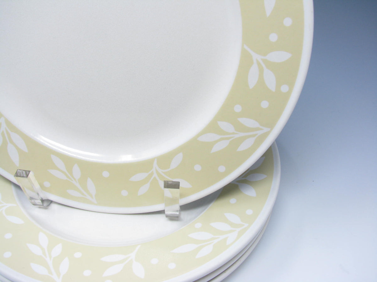 Vintage Dansk Rondure Leaves Wheat Stoneware Salad Plates - Set of 4 ...