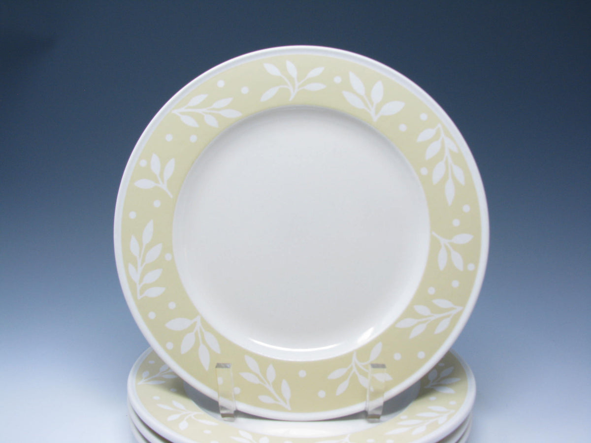 Vintage Dansk Rondure Leaves Wheat Stoneware Salad Plates - Set of 4 ...