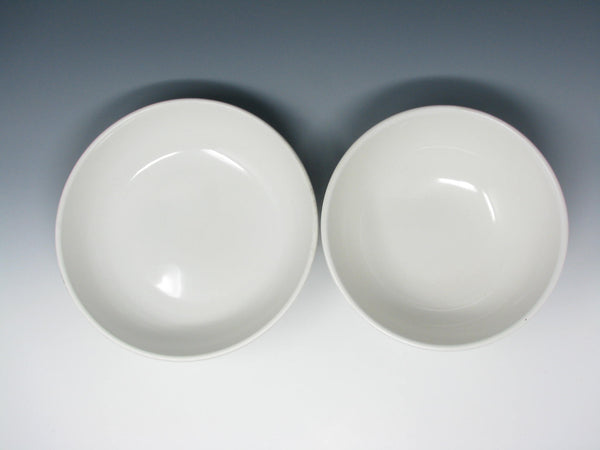edgebrookhouse - Vintage Dansk Rondure Rice White Stoneware Serving Bowls - 2 Pieces