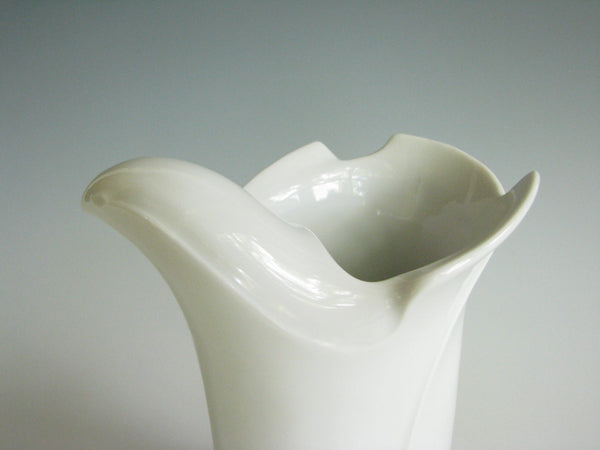 edgebrookhouse - Vintage Dansk White Porcelain Vase Designed by Gunnar Cyren