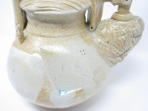 edgebrookhouse - Vintage Decorative Studio Art Pottery Teapot with Abstract Design