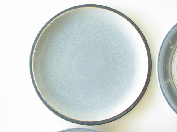 edgebrookhouse - Vintage Denby Blue Stoneware Mix Match Salad Plates - Set of 6