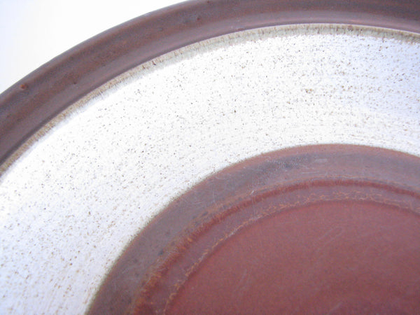 edgebrookhouse - Vintage Denby Potters Wheel Rust Red Salad Plates - Set of 12