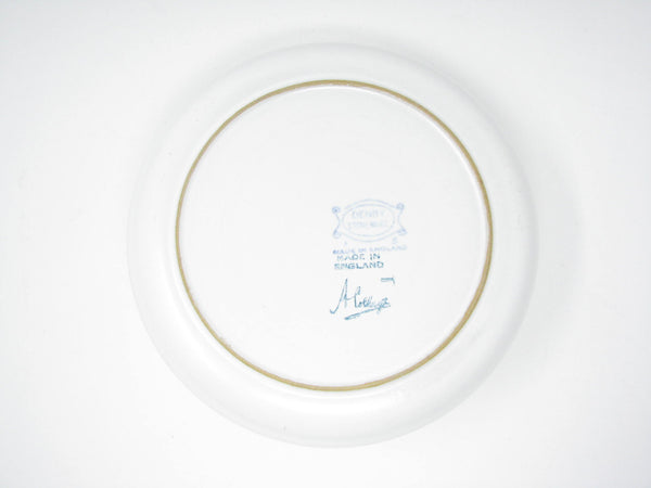 edgebrookhouse - Vintage Denby Pride Blue Tulip Stoneware Gravy Boat Designed by Albert Colledge