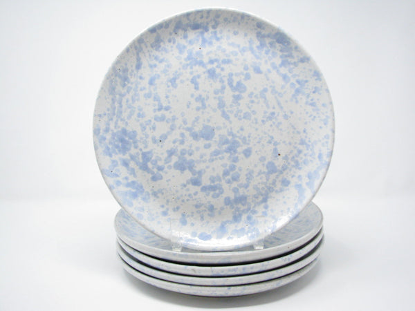 edgebrookhouse - Vintage Devica Gres de Viana Portugal Pottery Dinner Plates - Set of 5