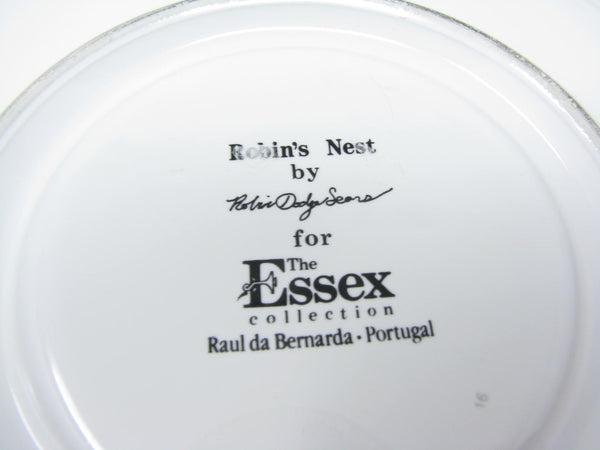 edgebrookhouse - Vintage Essex Collection Raul de Bernarda Robin's Nest Saucers - 3 Pieces