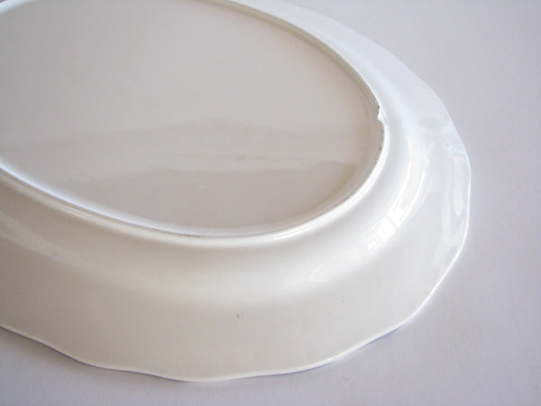 edgebrookhouse - Vintage Extra Large Ironstone Transferware Platter Featuring Ducks