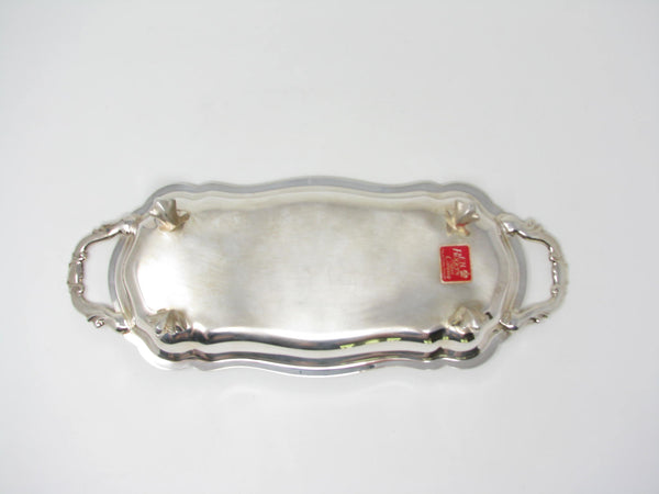 edgebrookhouse - Vintage FB Rogers Silver Co Silver Plate Footed Bread Butler Tray