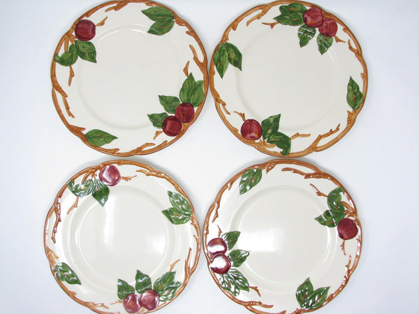 edgebrookhouse - Vintage Franciscan Apple Earthenware Dinner or Luncheon Plates USA - 4 Pieces