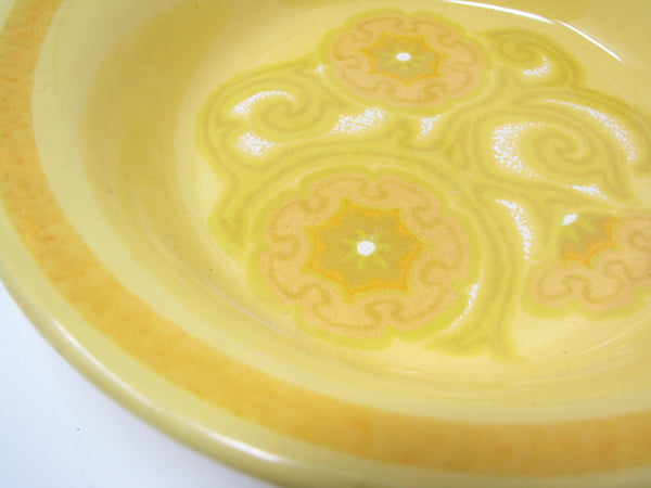 edgebrookhouse - Vintage Franciscan Mirasol Yellow Floral Earthenware Bowls - 5 Pieces