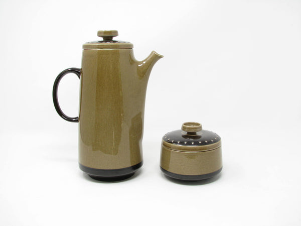 edgebrookhouse - Vintage Franciscan Tahiti Coffee Pot and Sugar Bowl - 2 Pieces