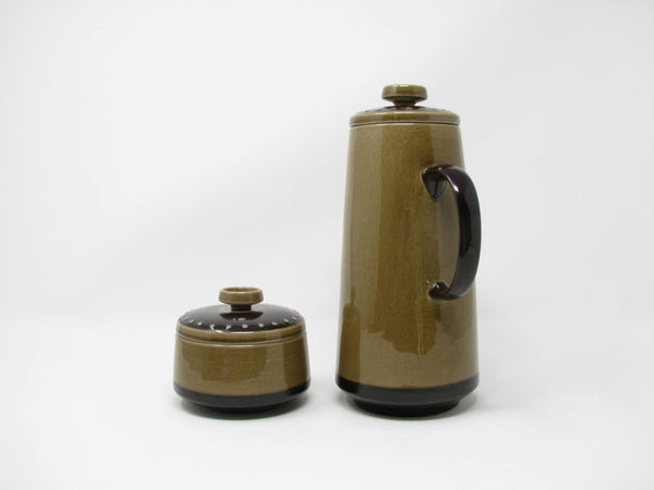 edgebrookhouse - Vintage Franciscan Tahiti Coffee Pot and Sugar Bowl - 2 Pieces