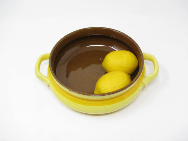 edgebrookhouse - Vintage Gabriel Sweden Pottery Yellow Handled Baker
