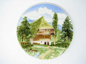 edgebrookhouse - Vintage Georg Schmider Zell Style Embossed Country Cottage House Decorative Plate