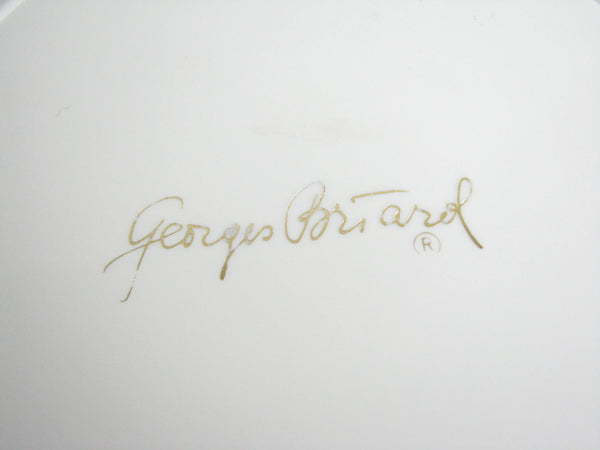 edgebrookhouse - Vintage Georges Briard Cork, Brass, and Vinyl Ice Bucket