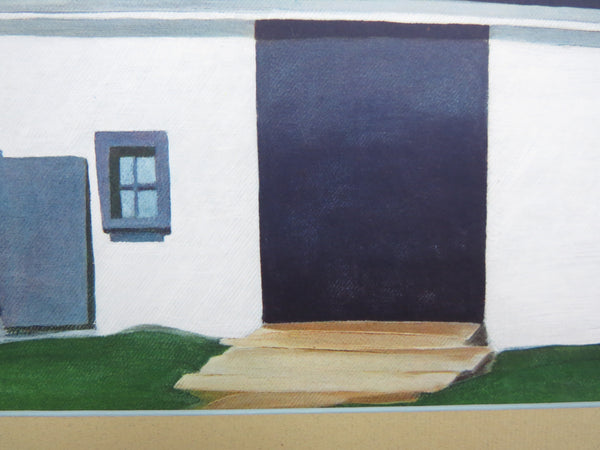 edgebrookhouse - Vintage Georgia O'Keeffe Lithograph "White Canadian Barn"