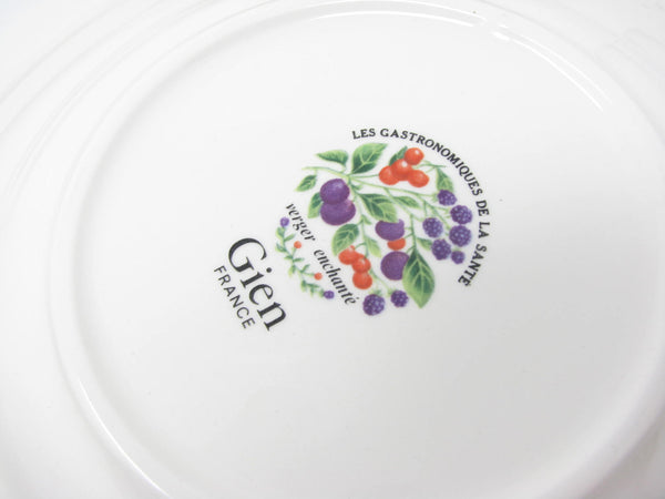 edgebrookhouse - Vintage Gien France Les Gastronomiques De La Sante Salad Plates - 4 Pieces