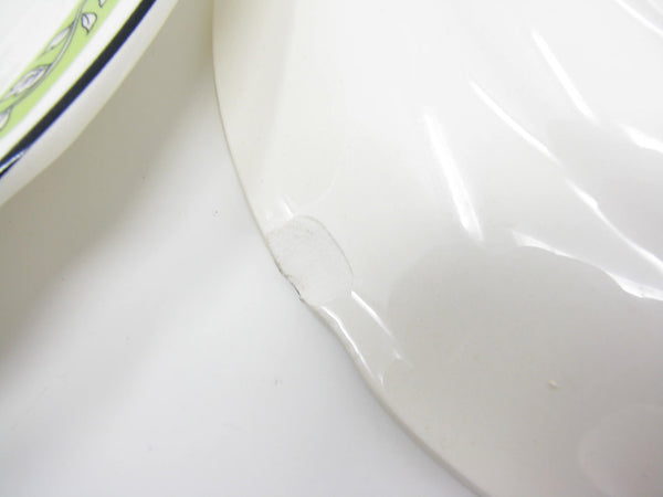edgebrookhouse - Vintage Gien France Les Gastronomiques De La Sante Salad Plates - 4 Pieces
