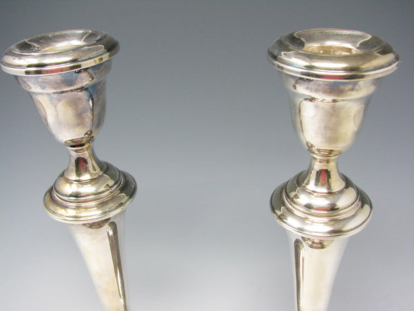 edgebrookhouse - Vintage Gorham Electroplated Silver Plate Candle Holders - a Pair