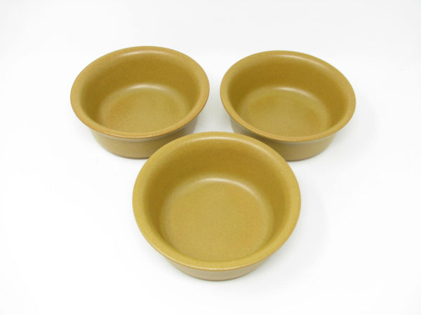 edgebrookhouse - Vintage Govancroft Pottery Scotland Hamilton Stoneware Mustard Yellow Bowls - 3 Pieces