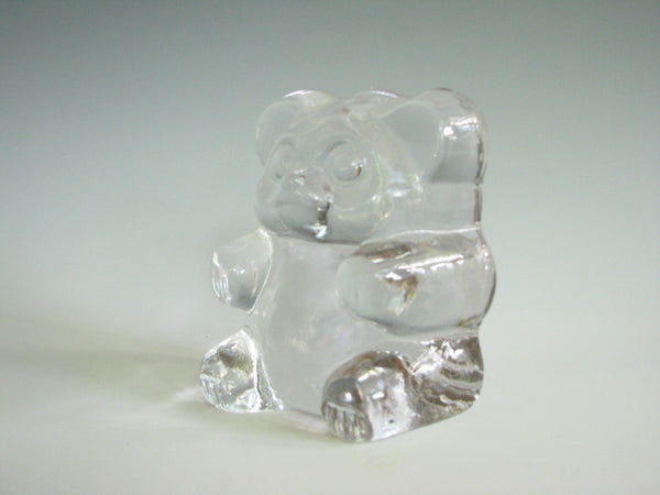 edgebrookhouse - Vintage Gummy Bear Art Glass Figurine Imperial by Lenox
