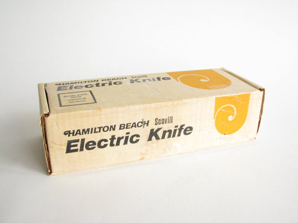 edgebrookhouse - Vintage Hamilton Beach Scovil White Yellow Electric Knife Model 275A
