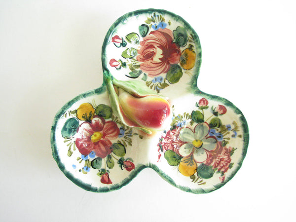 edgebrookhouse - Vintage Hand-Painted Italian Ceramic Serving Dish for Koscherak Brothers New York