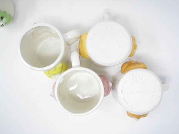 edgebrookhouse - Vintage Handcrafted Ceramic Care Bear Mugs - Set of 9