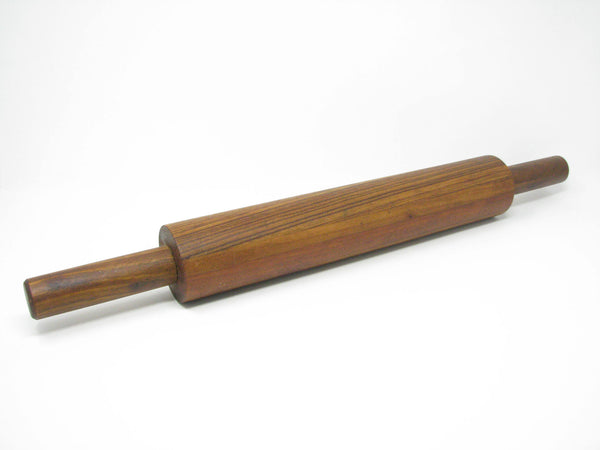 edgebrookhouse - Vintage Handcrafted Staved Zebra Wood and Walnut Rolling Pin with Handles