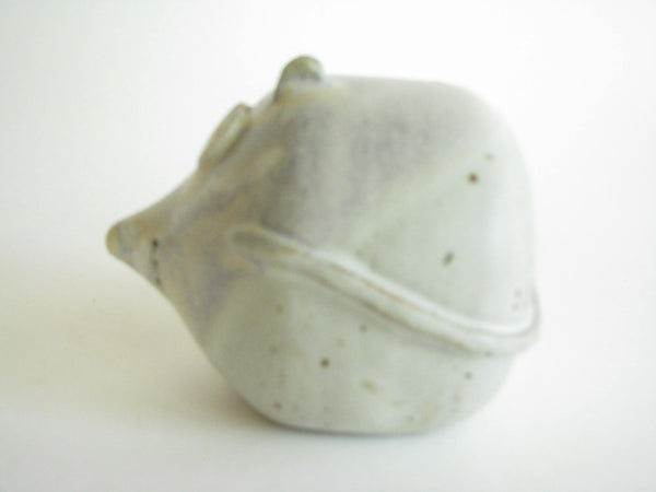 edgebrookhouse - Vintage Handmade Pottery Mouse Piggy Bank in the Style of David Stewart