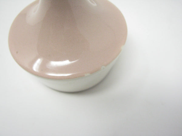 edgebrookhouse - Vintage Harker Pottery Coffee Pot / Pitcher with Pink Cocoa Lid