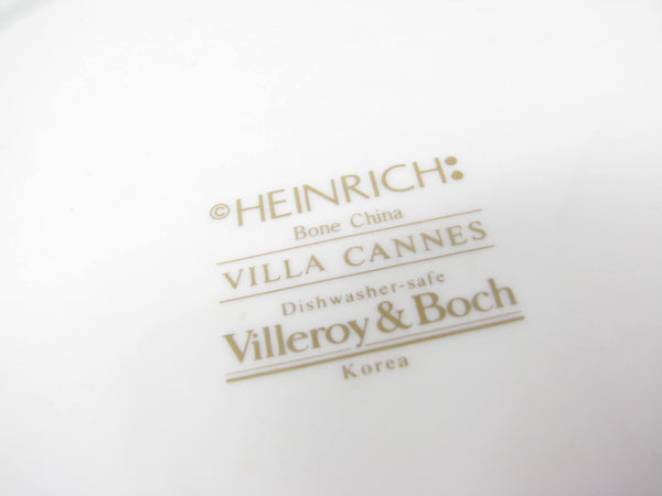 edgebrookhouse - Vintage Heinrich Villeroy & Boch Villa Cannes Dinner Plates - 3 Pieces