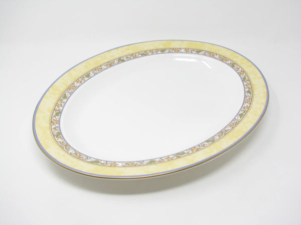 edgebrookhouse - Vintage Heinrich Villeroy & Boch Villa Cannes Oval Serving Platter and Round Chop Plate