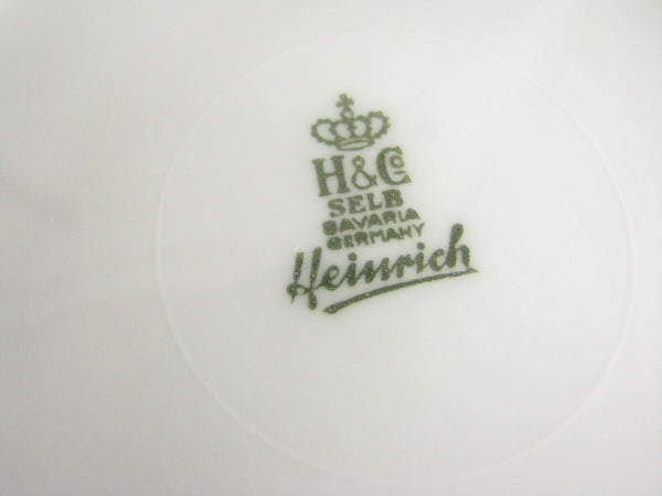 edgebrookhouse - Vintage Heinrich & Co Gold Fade Dust Spatter Porcelain Bread Plates - Set of 6