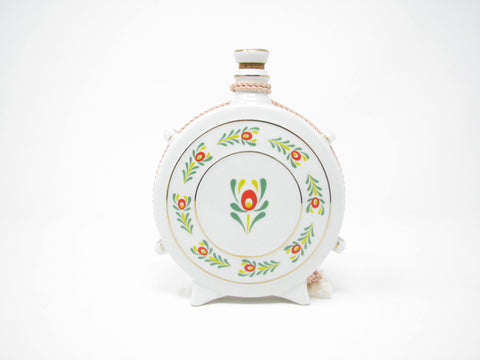 edgebrookhouse - Vintage Holohaza Hungary Porcelain Decanter Flask