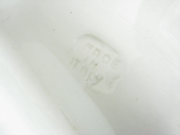 edgebrookhouse - Vintage Italian Ceramic Square Divided Platter with Hand-Painted Vegetable Design