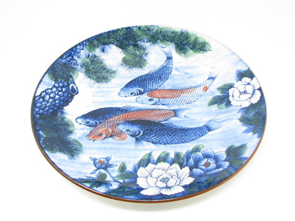 edgebrookhouse - Vintage Japanese Ceramic Koi Fish Platters - 2 Sizes Available