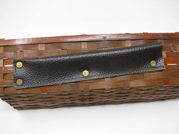 edgebrookhouse - Vintage Japanese Woven Fruit or Bread Basket with Rope Handle