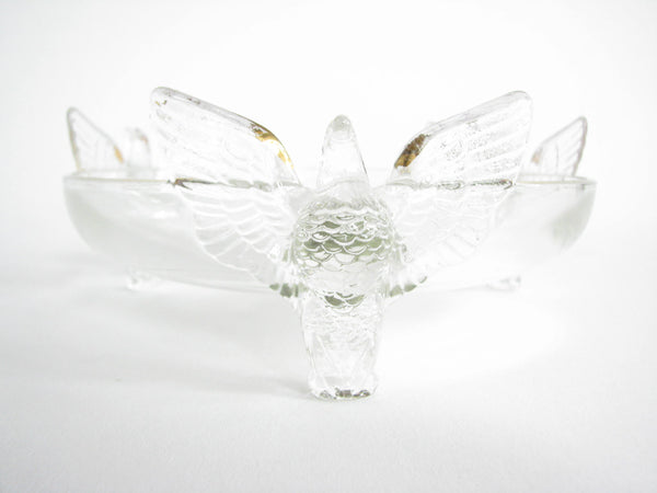 edgebrookhouse - Vintage Jeannette Depression Glass 3 Footed Eagle Bowl or Candy Dish