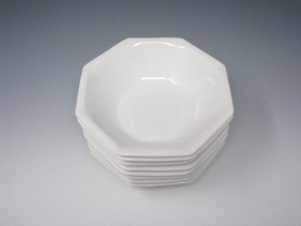 edgebrookhouse - Vintage Johnson Bros Heritage White Octagon Bowls - Set of 8 - 2 Sets Available