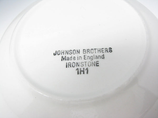 edgebrookhouse - Vintage Johnson Brothers Athena Coupe Ironstone Bowls - 6 Pieces