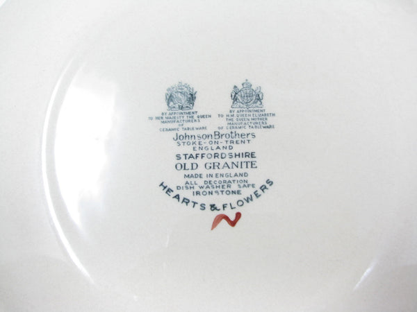 edgebrookhouse - Vintage Johnson Brothers England Hearts & Flowers Dinnerware Set - 45 Pieces