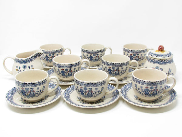 edgebrookhouse - Vintage Johnson Brothers England Hearts & Flowers Dinnerware Set - 45 Pieces
